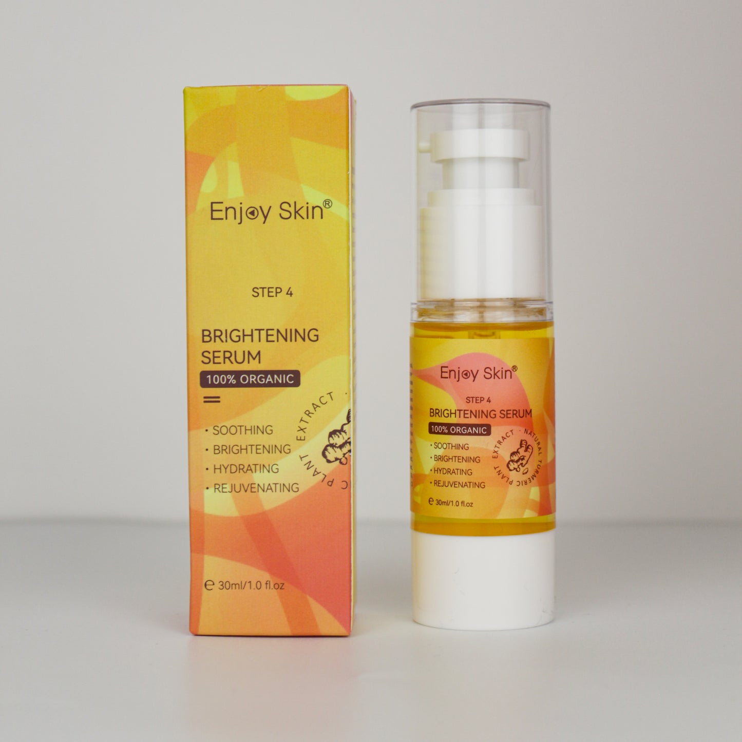 Set Facial Orgánico 5 Piezas | Sérum Antiacné + Crema Vegana + Cuidado con Cúrcuma · Rutina Iluminadora Natural · Libre de Crueldad · Unisex · 30ml–50ml