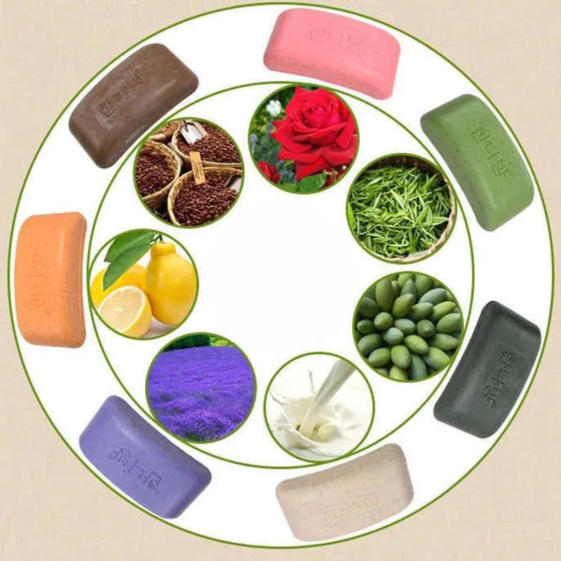 Jabón Artesanal Orgánico “Pure Nature Elements” | Exfoliante · Hidratante · Blanqueador Natural con Esencias Botánicas · 100g