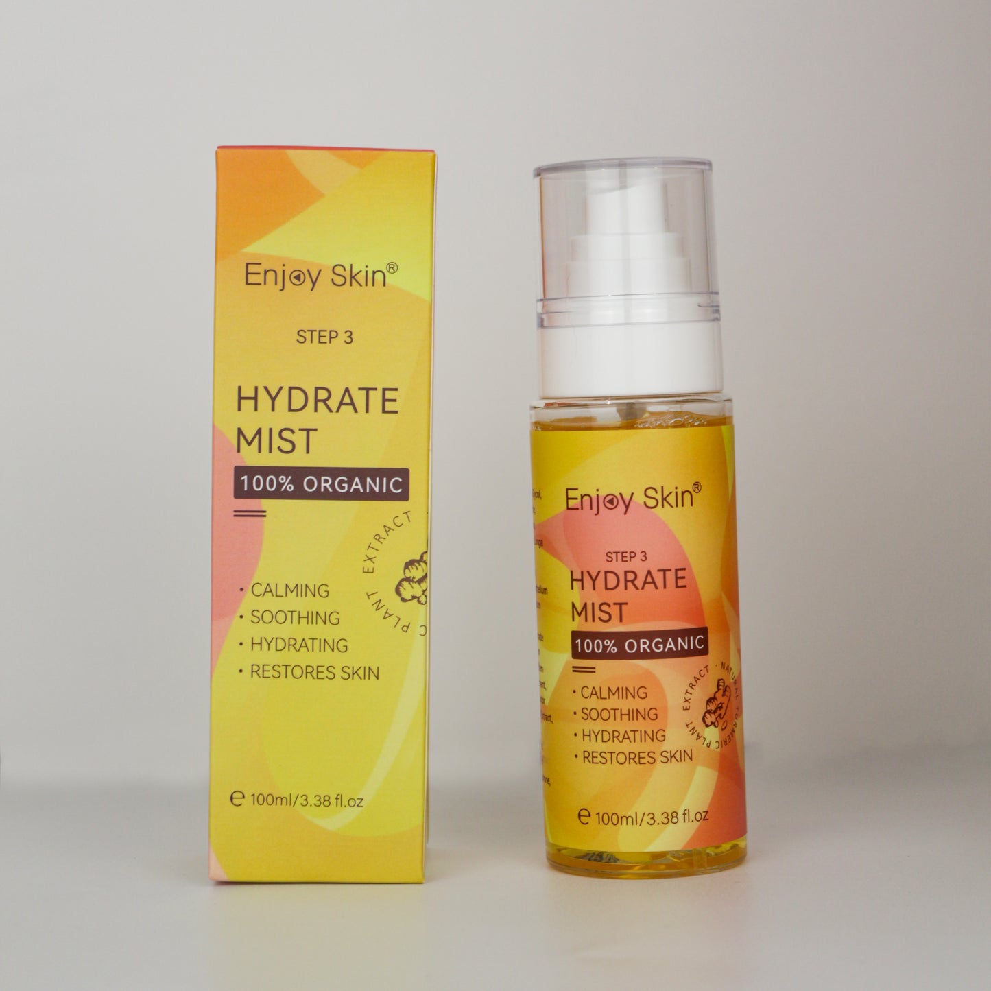 Set Facial Orgánico 5 Piezas | Sérum Antiacné + Crema Vegana + Cuidado con Cúrcuma · Rutina Iluminadora Natural · Libre de Crueldad · Unisex · 30ml–50ml