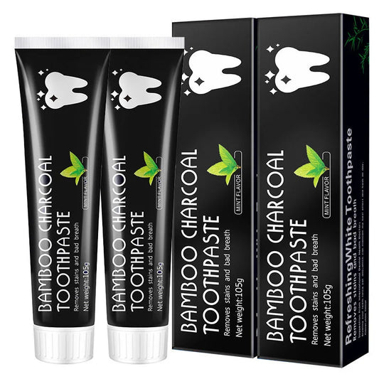 Pasta Dental de Carbón de Bambú y Cáscara de Coco | Limpieza Profunda Natural · Antiplaca · Sonrisa Vegana y Refrescante · 105g
