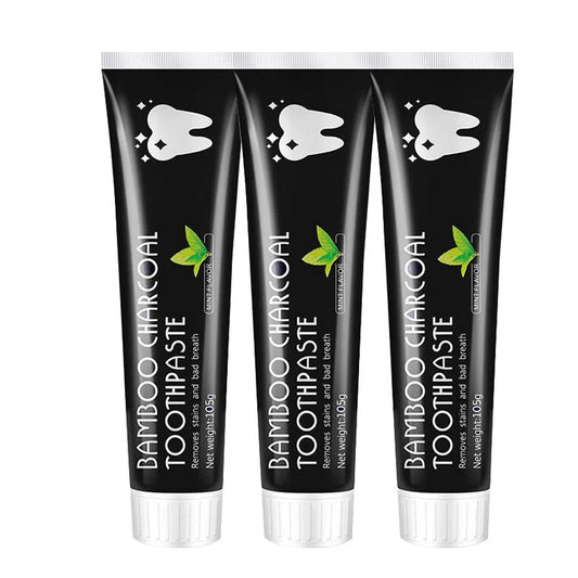 Pasta Dental de Carbón de Bambú y Cáscara de Coco | Limpieza Profunda Natural · Antiplaca · Sonrisa Vegana y Refrescante · 105g